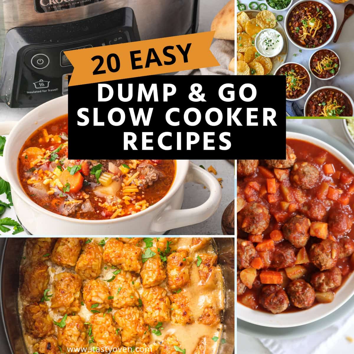 20 Easy Dump and Go Crock Pot Recipes – Tasty Oven